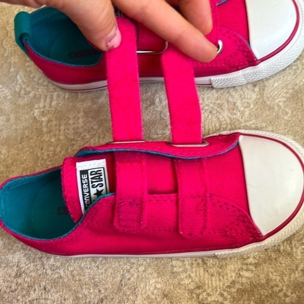 Brand New Converse All Stars Cosmos Pink Slip On Chuck Taylor Toddler Sneakers - Picture 11 of 13